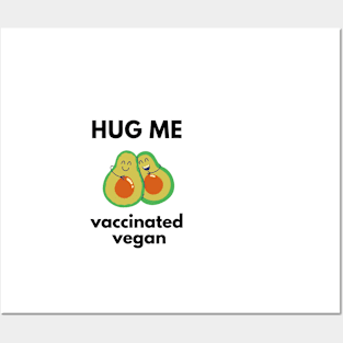 Vaccinated Vegan, Corona Vaccine Posters and Art